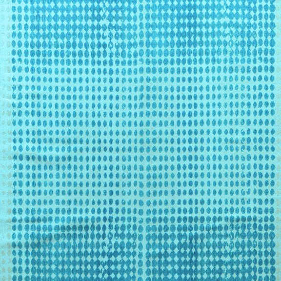 Ahgly Company Indoor Square Abstract Light Blue Modern Area Rugs, 8' Square