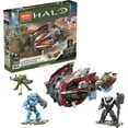 thumbnail image 1 of MEGA Halo Chopper Takedown Vehicle Halo Infinite Building Set - 202 pcs, 1 of 8