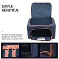 thumbnail image 4 of OULII Fabric Box with Lid Navy Cotton Dustproof 1Pack for Balcony Use, 4 of 4