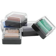 ONAPARTER 5Pcs Mini Ink Pads Metallochrome Ink Stamp DIY Graffiti Ink Pads (Random Color) As Shown