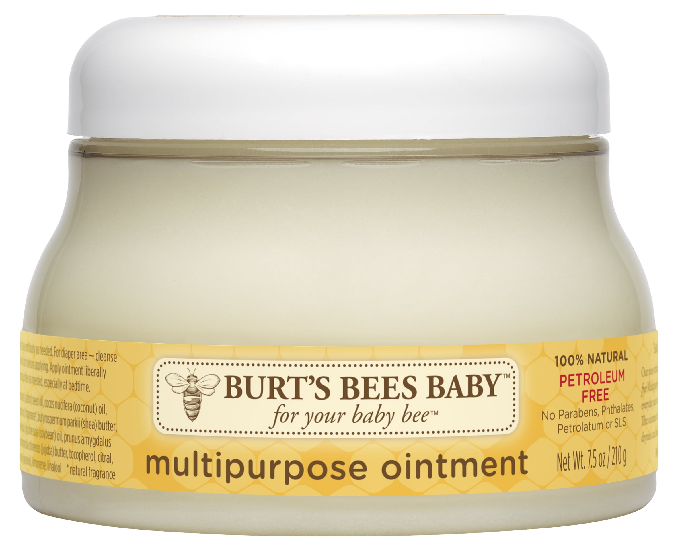 Burt's Bees Baby Multipurpose Ointment, 100 Natural, 7.5 oz Walmart