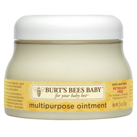Burt's Bees Baby 100% Natural Multipurpose Ointment, Face & Body Baby Ointment - 7.5 Ounce (Best Ointment For Bee Stings)