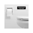 thumbnail image 5 of Excello Global Products Please Do Not Flush Wall Sign 9x3 Black/White 3Pk, 5 of 5