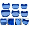 Qiysamall 6pcs Dental Base Former Kit Labs Model Base Set Plaster Mold Base Former