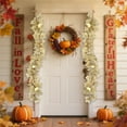 thumbnail image 4 of Fall Garland Maple Leaf, Artificial Autumn Foliage Garland, 5.74Ft Hanging Vines Decoration for Thanksgiving Home Wedding Fireplace Party Christmas, Multicolor Plastic Durable, 4 of 6