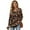 Black-Capybara Floral, variant on DISNIMO Floral Printed Hoodies for Women Waffle Sweatshirts Long Sleeve Shirts V Neck Hoodies Fall Winter Outfits, S