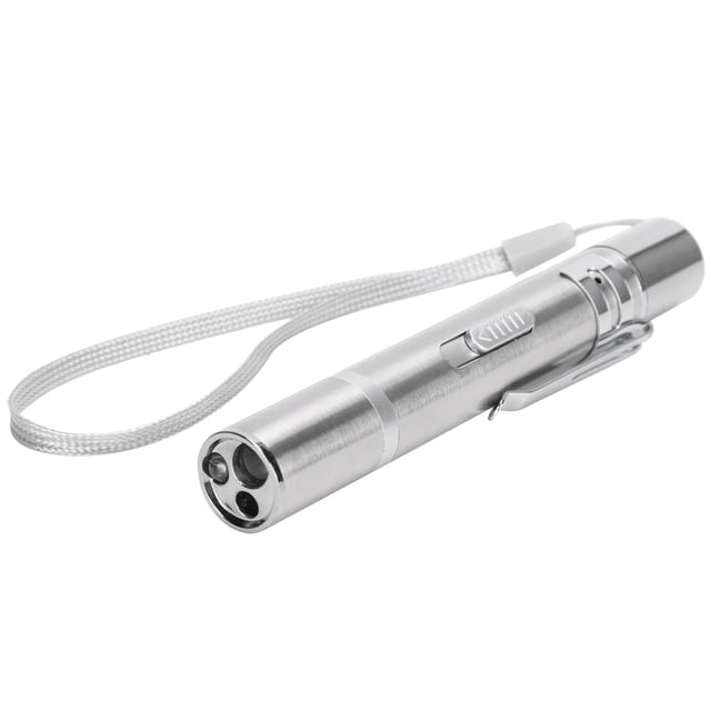 Juguete Láser Interactivo Para Gatito, Diseño De Cordón, De Rueda, Juguetes Para Perseguir Gatos, Puntero De Luz Recargable Por USB, Carga USB Con Luz UV Para Actividad