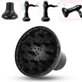 thumbnail image 1 of Garosa Sèche-Cheveux Noir Diffuseur de Boucles Outils de Coiffage Boucleur Duffuser Accessoire, Sèche-Cheveux, Diffuseur de Boucles, 1 of 6