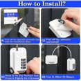 thumbnail image 5 of Refrigerator Fridge Freezer Door Lock with Password, Cabinet Lock with Code for Child Safety Doors-No Tools Need or Drill, 5 of 5