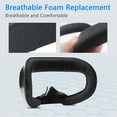 thumbnail image 4 of Compatible avec Oculus Quest 2 Support de Visage de Remplacement, Coussinet Facial en Mousse Respirante VR Protecteur pour Meta Quest 2, Housse de Visage Confortable Coussin Accessoires VR, 4 of 4
