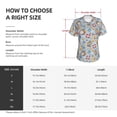 thumbnail image 4 of Vsdgher Summer Time With Gnome Women Shirts V Neck Short Sleeve Tops T-Shirt Basic Tees, S to 3XLSmall, 4 of 5