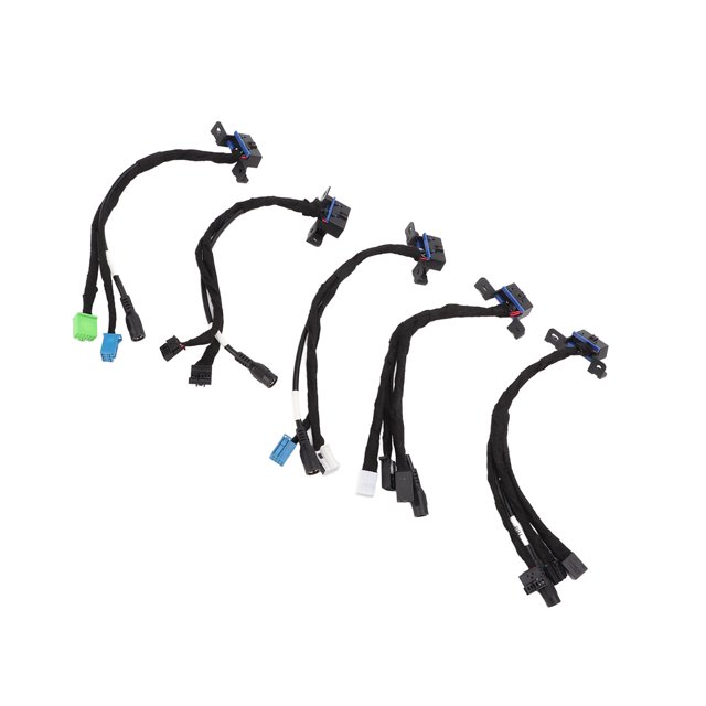 Línea De Prueba EIS ELV, 5 Piezas/juego De Plástico ABS Resistente A La Temperatura Cable OBD Retardante De Fuego Detección De Metales Pesados para Coche