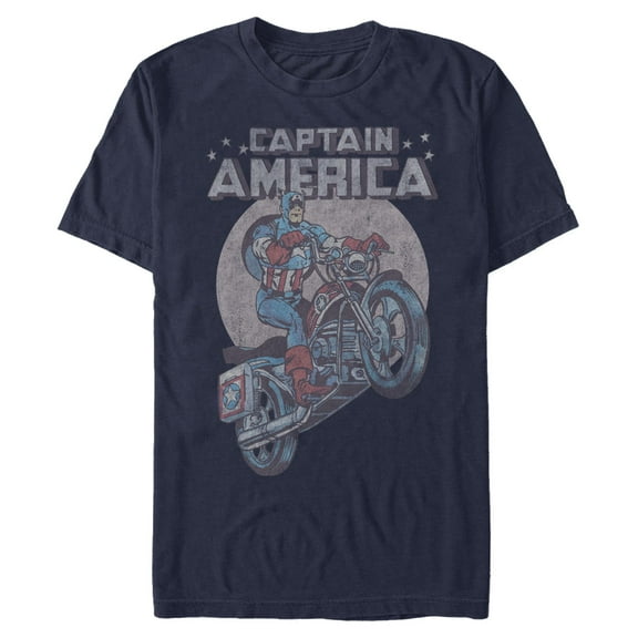 Men's Marvel Captain America America's Motorcycle Graphic T-Shirt