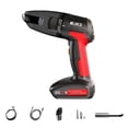 thumbnail image 1 of Red 4-in-1 Wireless Rechargeable Auto Tool: 9000Pa Suction Vacuum Cleaner, 120W Inflator Pump, Tire Pressure Gauge & LED Light - Portable Handheld Car Accessories with 2000mAh Battery, ABS Material,, 1 of 7