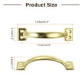 thumbnail image 2 of Uxcell 8Pcs 5.4" Gate Handle with Screw for Kitchen Closet Door, Gold, 2 of 6
