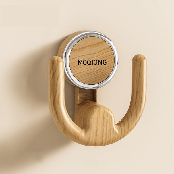 Suction Cup Wood Grain Slipper Rack Bathroom Dedicated No-Drill Wall-Mounted Shoe Rack Toilet