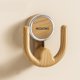 thumbnail image 1 of Suction Cup Wood Grain Slipper Rack Bathroom Dedicated No-Drill Wall-Mounted Shoe Rack Toilet, 1 of 6