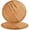 Natural Tan, variant on Set of 2 Wooden Serving Plates - Durable Rustic Plates for Snacks and Appetizers (Natural Tan)