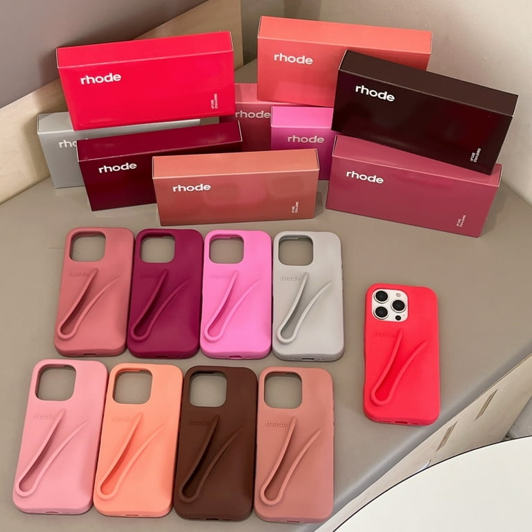 With Lip Gloss Phone Case for iPhone 16 15 14 13 12 17 11 Pro Max