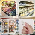 thumbnail image 3 of 14 clips de plástico para estantes de refrigerador, soporte comercial para estantes de refrigerador, 3 of 8