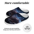 thumbnail image 6 of Yiaed Artistic Moon Rose Print Slippers Fuzzy Warm Cozy Slippers Non Slip House Slippers For Indoor Outdoor Slippers House Slippers-46/47, 6 of 7