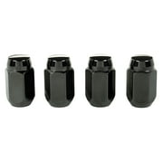 McGard 64030 Black Cone Seat Style Lug Nut Set (1/2" - 20 Thread Size) - Set of 4