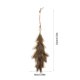 thumbnail image 3 of Ganfancp Lana Reno de Madera Colgante Árbol de Navidad Decoración de Navidad Colgante de Navidad de Peluche Blanco Marrón Rebajas Hoy Liquidación 1*Colgante de Navidad, 3 of 6