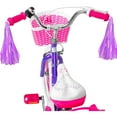 thumbnail image 4 of hykolity 14 inch Kid Bikes for Age 4-7 Years Old, Girl Bikes in Purple Rider Height 41-53 inch with Adjustable Seat, Doll Seat and Training Wheel, 4 of 7