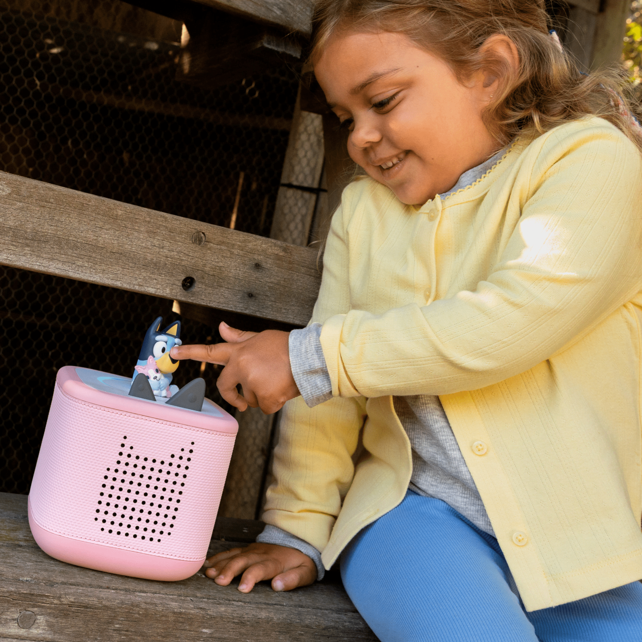 tonies Bluey Toniebox 2 Starter Set - Cloud Pink, Age Group 3+