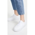 thumbnail image 2 of Jeffrey Campbell COURT Sneakers Lace Up Platfrom Tennis Shoes (10, WHITE WHITE), 2 of 4