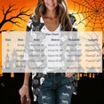 thumbnail image 4 of qolati Halloween Cardigan for Women 3/4 Sleeve Open Front Cardigans Jacket Holiday Fall Outwear Cute Ghost Pumpkin Graphic Cover Up Blouse Tops Black XL, 4 of 4
