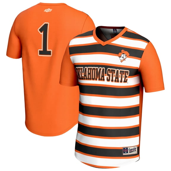 Unisex GameDay Greats  Orange Oklahoma State Cowboys Lightweight Collegiate #1 Soccer Fashion Jersey