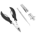 thumbnail image 1 of Cortaúñas de los pies BuyWeekMX doble resorte acero inoxidable, 1 of 9