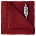 thumbnail image 2 of Sunbeam Slumber Rest Couverture Chauffante Électrique en Microplush Grenat Rouge, 2 of 3