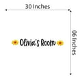thumbnail image 4 of Children Cute Sign Wall Decal Decoration Personalised Name Lettering Vinyl Wall Decor Lasts Years and Easily Removable - Size: 30 In(W) x 6 In(H), 4 of 5