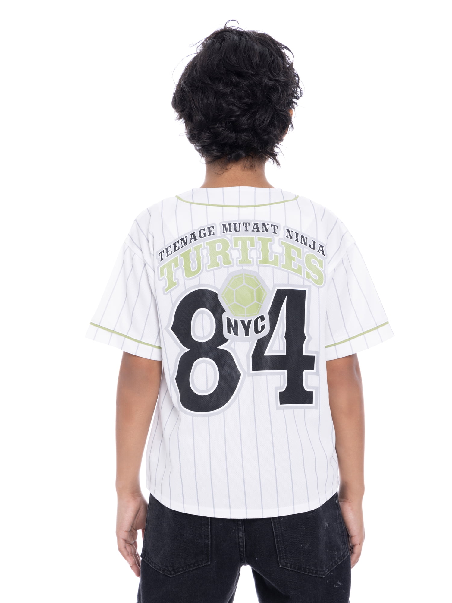 Teenage Mutant Ninja Turtles Boys Character Graphic Baseball Jersey, Sizes 4-18