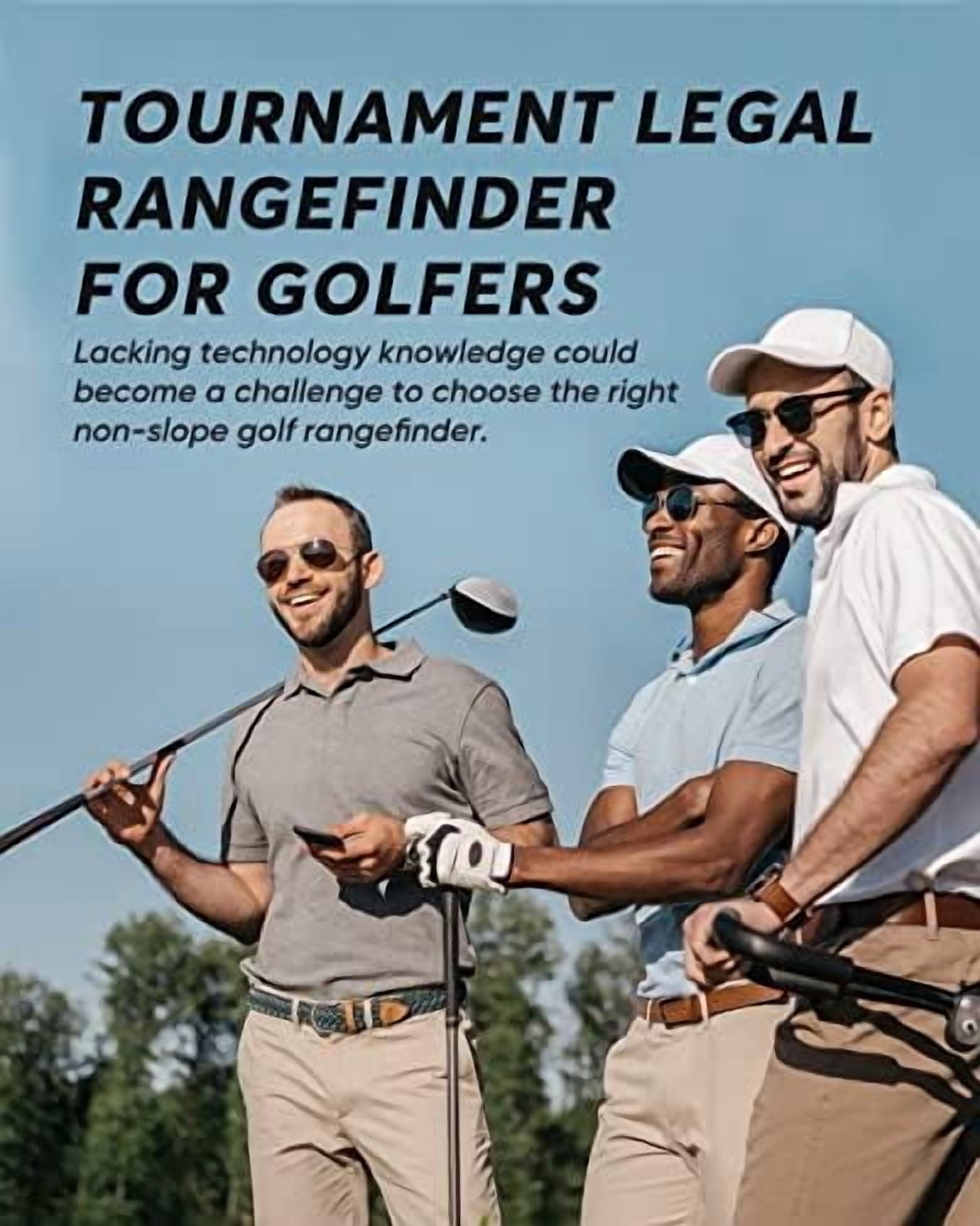 YNGLLC Golf Rangefinder, 800/1200 Yards Laser Range Finder, High Precision Flag Lock with Pulse Vibration, Tournament Legal Rangefinder for Golfing and Hunting, Battery Included