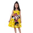 thumbnail image 1 of Cute Disney Minnie Mouse Dress Leopard Print 2-16 Years Old Girls Dress Birthday Party Dresses Kids Girls Tops Baby Girl Clothes3T Gao Jinjia LED, 1 of 2