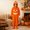 Orange, variant on Kids Halloween Pumpkin Jumpsuit Warm Long Sleeve Hooded Loungewear Outfit Fuzzy Fleece Comfy Jumpsuit with Pockets Orange 4-5 Years