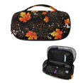 thumbnail image 6 of COEQINE Black Maple Leavf Insulin Storage Bag Small Insulated Bag For Insulin with Top Handle Insulin Travel Cooling Case for Pregnant Women With Gestational Diabetes, 6 of 7