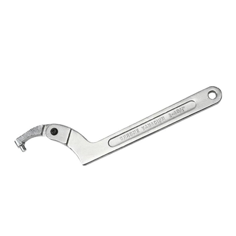 Adjustable Hook Pin Wrench C Spanner 32-76mm Round Tools, Size: 32-76mm Round Head