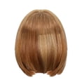 thumbnail image 2 of Easter Short Bob Wig with Air Bangs, Chestnut - Pure Desire Straight Hair Bobble Head Ageing New Full Head Set Short Hair Wig Female B Pvc Wig St. Patrick'S Day, Wedding, Season, Anniversary, 2 of 6