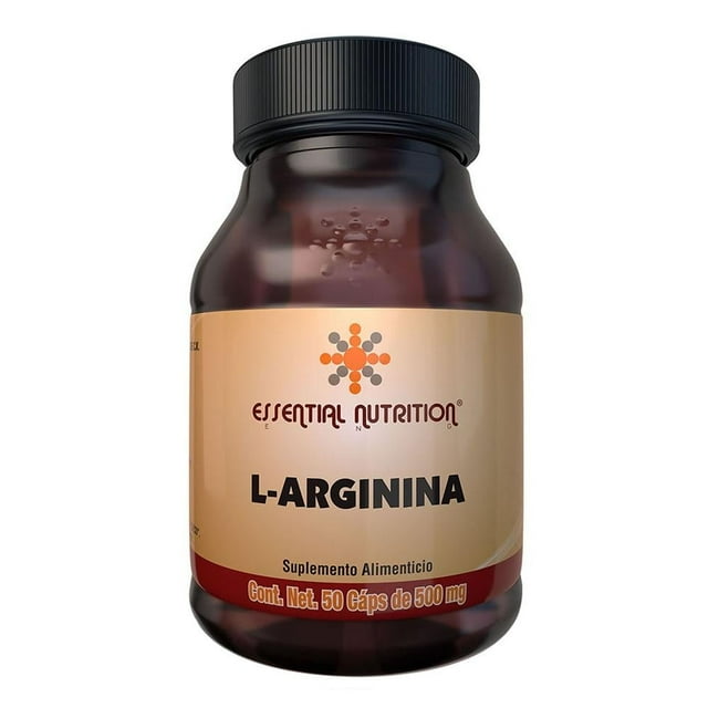 Suplemento alimenticio Essential Nutrition L-Arginina 50 cápsulas de 500 mg