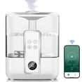 thumbnail image 3 of 5L Smart Cool Mist Humidifier Top-Fill Humidifiers 50H Long Runtime Tuya App Control for Bedroom Home Office,White, 3 of 8