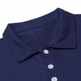 thumbnail image 7 of Bovxnpu Mens Long Sleeve Shirts Button Tee Dress Golf Shirt Collared Button Shirt Business Casual Pullover Shirts Top, 7 of 7
