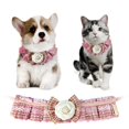 thumbnail image 1 of Somisgarden - Collar De Tweed Con Volantes, Pañuelos Navideños Para Perros Y Gatos, Bufanda Para Mascotas, Regalo De Cumpleaños, Tela Duradera De Primera Calidad, Disfraz De Vacaciones Para Perros Peq, 1 of 1