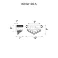 thumbnail image 5 of 8 Light Up Chandelier with Brown finish, 5 of 5