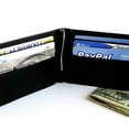 thumbnail image 3 of Genuine Leather Men's Bifold Money Clip Front Pocket Credit Card Wallet, 3 of 10