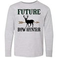 thumbnail image 3 of Inktastic Hunting Future Bow Hunter Long Sleeve Youth T-Shirt, 3 of 5