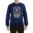 thumbnail image 2 of Wild Bobby, Loyal To One Dedicated Steadfast In Faith | Religious Bible Verse John 14:6 Inspirational/Christian Unisex Crewneck Graphic Sweatshirt, Navy, Small, 2 of 6